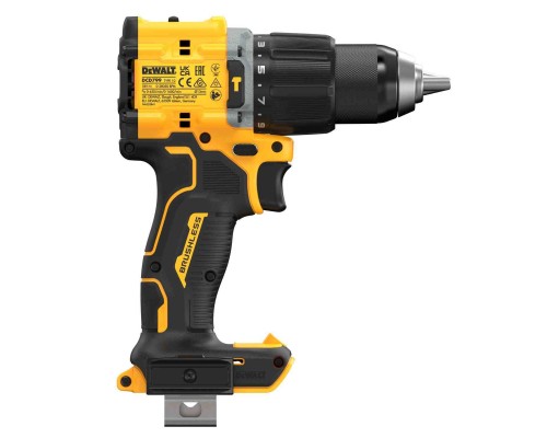 Шуруповерт DeWALT XR Li-Ion 18V, 74 Нм, 0-450/0-1650 об/хв, 1.17 кг, TSTAK (без АКБ та ЗП) (DCD799NT)