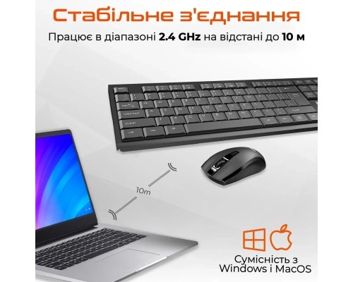 Комплект Meetion C4120 Little Wireless UA Black (MT-C4120LITTLE-A-RUA)
