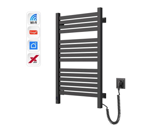 Сушарка для рушників Navin Авангард Х, 800х480, Wi-Fi, чорний муар, правобічна (12-272055-4880)