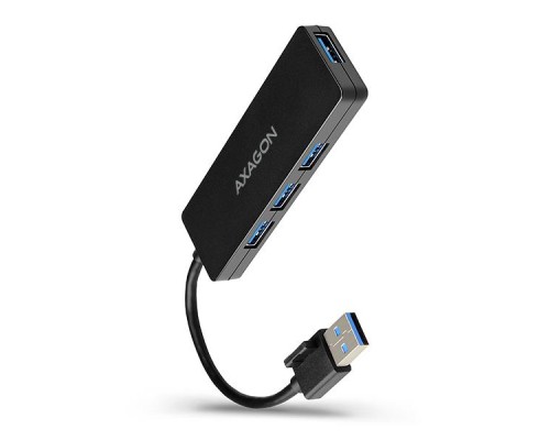 Концентратор AXAGON USB 3.1 to 4xUSB 3.0 black (HUE-G1A)