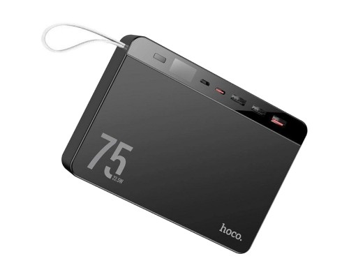 Батарея універсальна HOCO 75000 mAh Overlord PD/20W, QC/3.0/22.5W, Black (J94 / 714739)