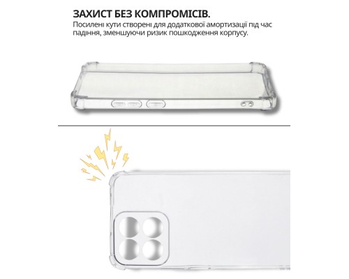Чохол до мобільного телефона BeCover Anti-Shock Honor 200 Smart Clear (714709)