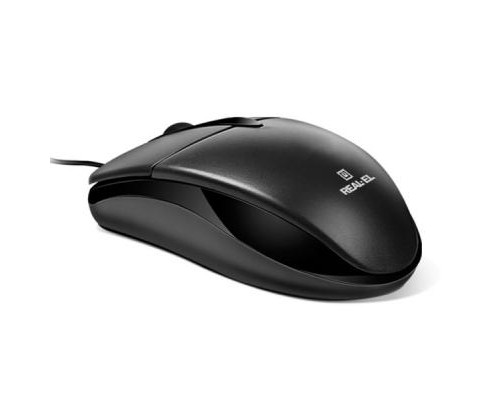 Мишка REAL-EL RM-211 USB Black
