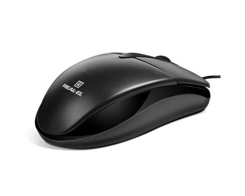 Мишка REAL-EL RM-211 USB Black