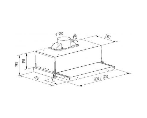 Витяжка кухонна Pyramida R-TL 60 GR