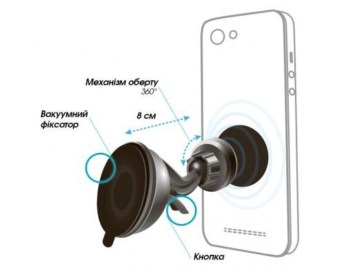 Універсальний автотримач Global M06SM (1283126473616)
