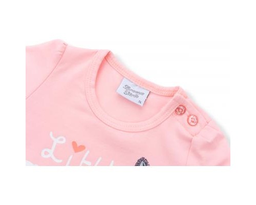 Набір дитячого одягу Breeze футболка з котиком та штанці з кишеньками (8983-92G-peach)