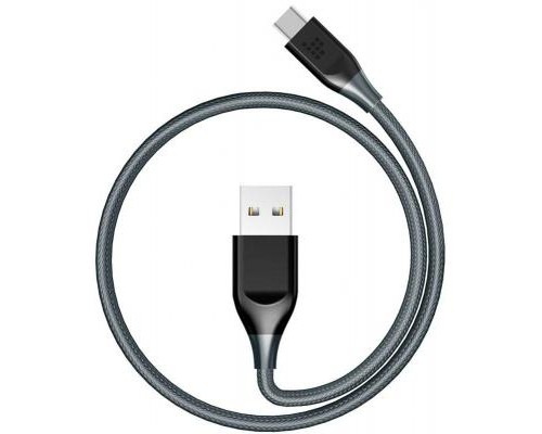 Дата кабель USB 2.0 AM to Type-C 1.0m ATC6 Nylon Grey Tronsmart (235692)