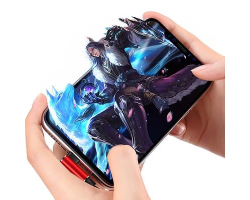 Дата кабель USB 2.0 AM to Micro 5P 1.2m 3A for Gaming Black/Red T-Phox (T-M804 Black/Red)