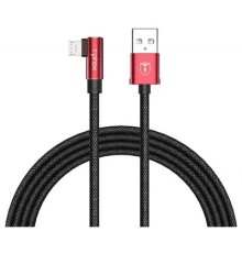 Дата кабель USB 2.0 AM to Micro 5P 1.2m 3A for Gaming Black/Red T-Phox (T-M804 Black/Red)
