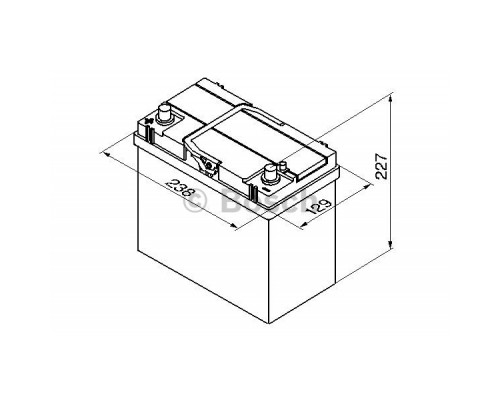 Акумулятор автомобільний Bosch 45А (0 092 S40 220)