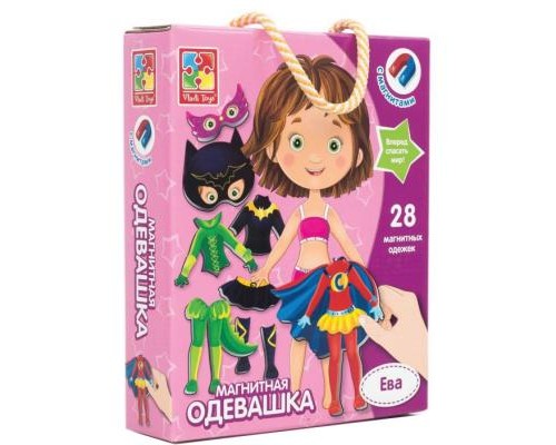 Розвиваюча іграшка Vladi Toys Магнітна одевалка Єва, рос. (VT3702-04) Розвиваюча іграшка Vladi Toys Магнітна одевалка Єва, рос. (VT3702-04)