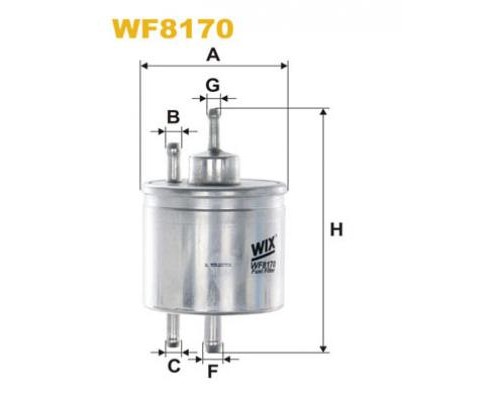 Фільтр паливний Wixfiltron WF8170