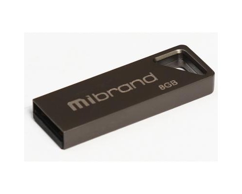 USB флеш накопичувач Mibrand 8GB Stingray Grey USB 2.0 (MI2.0/ST8U5G) 