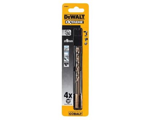 Свердло DeWALT EXTREME INDUSTRIAL COBALT HSS-CO, 9 х 125 х 78 мм (DT4913)