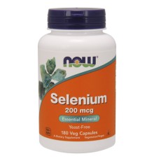 Мінерали Now Foods Селен 200 мкг, 180 гелевих капсул (NOW-01486)