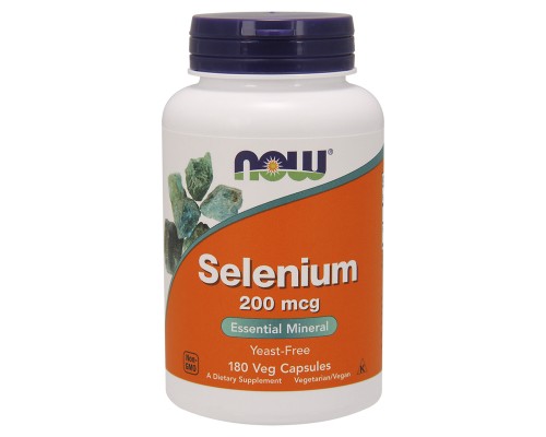 Мінерали Now Foods Селен 200 мкг, 180 гелевих капсул (NOW-01486)
