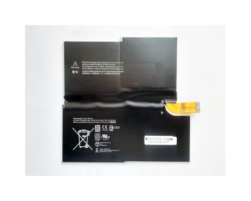 Акумулятор до ноутбука Microsoft Surface Pro 3 (Model 1631) G3HTA005H, 5547mAh (42.2Wh), 4cel (A47512)