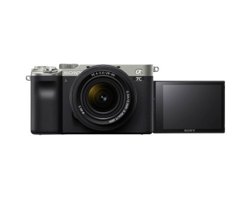 Цифровий фотоапарат Sony Alpha 7C Kit 28-60mm silver (ILCE7CLS.CEC)