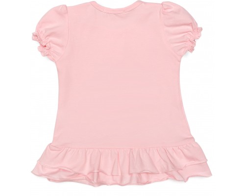 Футболка дитяча Breeze з квіточками (14352-104G-pink)