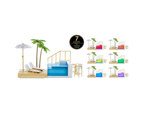 Ігровий набір Rainbow High для ляльок серії Pacific Coast- Вечірка біля басейну (578475)