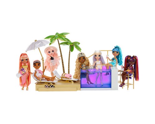 Ігровий набір Rainbow High для ляльок серії Pacific Coast- Вечірка біля басейну (578475)