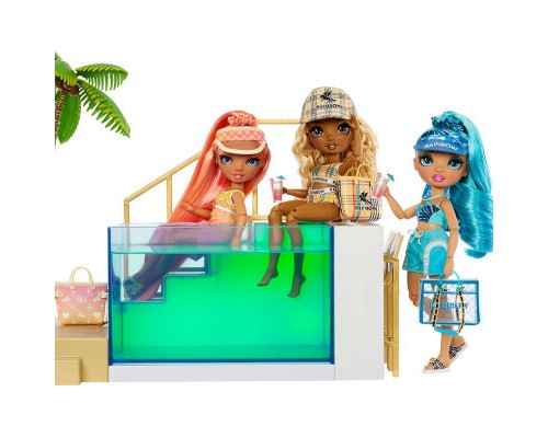 Ігровий набір Rainbow High для ляльок серії Pacific Coast- Вечірка біля басейну (578475)