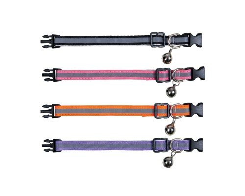 Нашийник для тварин Trixie нейлон зі світловідбиваючою смугою (4011905416861)