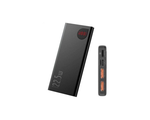 Батарея універсальна Baseus Adaman Metal 10000mAh, PD/22.5W, QC/3.0, Lightning (PPAD000001) 