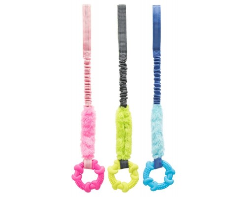 Іграшка для собак Trixie Bungee Tugger з кільцем 10/56 см (4011905328683)