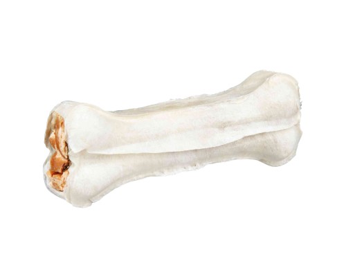 Ласощі для собак Trixie Кістка для чищення зубів з качкою Denta Fun 10 см 70 г (4011905313917)