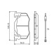 Гальмівні колодки Bosch 0 986 466 346
