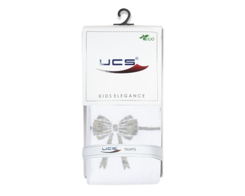 Колготки дитячі UCS Socks з бантом (M0C0301-1441-11G-white)