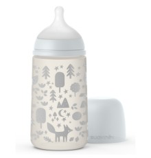 Пляшечка для годування Suavinex Fox Історії лисиці 270 мл. сіра (307061)