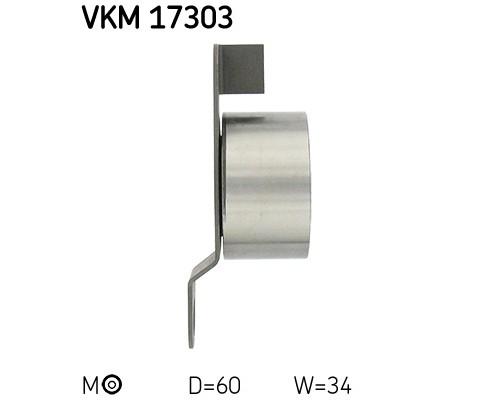 Ролик натягувача ременя SKF VKM 17303