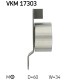 Ролик натягувача ременя SKF VKM 17303