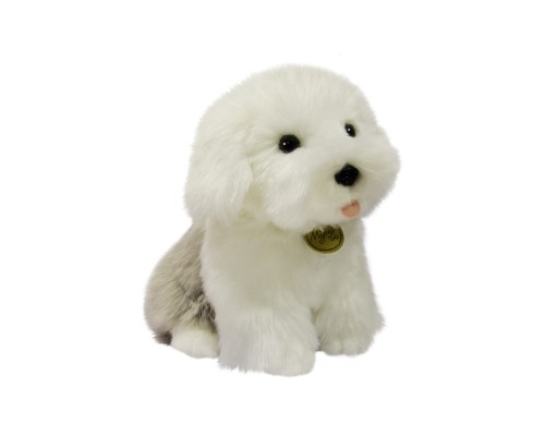 М'яка іграшка Aurora м'яконабивна Староанглійська вівчарка Бобтейл Біла 23 см (180333A)