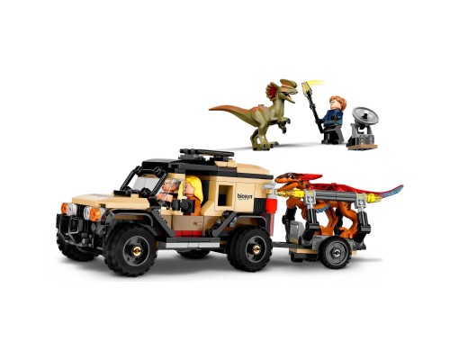 Конструктор LEGO Jurassic World Перевезення пірораптора та дилофозавра 254 деталі (76951)