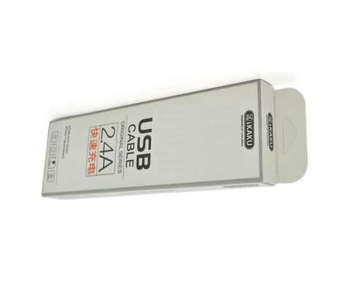 Дата кабель USB 2.0 AM to Type-C 1.0m KSC-028 JINDIAN 2.4A Gold iKAKU (KSC-028-G-TC)