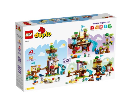 Конструктор LEGO DUPLO Будиночок на дереві 3 в 1 (10993)
