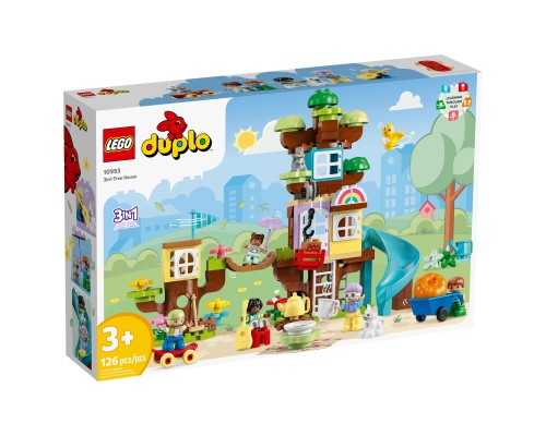Конструктор LEGO DUPLO Будиночок на дереві 3 в 1 (10993)