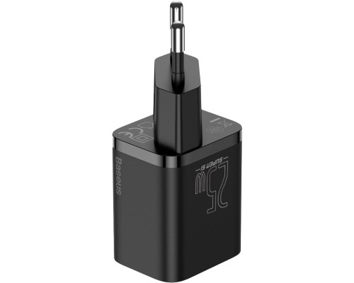 Зарядний пристрій Baseus Super Si Quick Charger 1C 25W Black (CCSP020101)