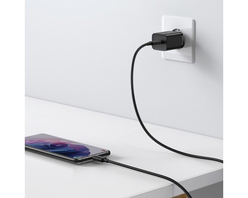 Зарядний пристрій Baseus Super Si Quick Charger 1C 25W Black (CCSP020101)