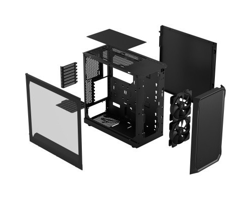 Корпус Fractal Design Focus 2 Black TG Clear Tint (FD-C-FOC2A-01)