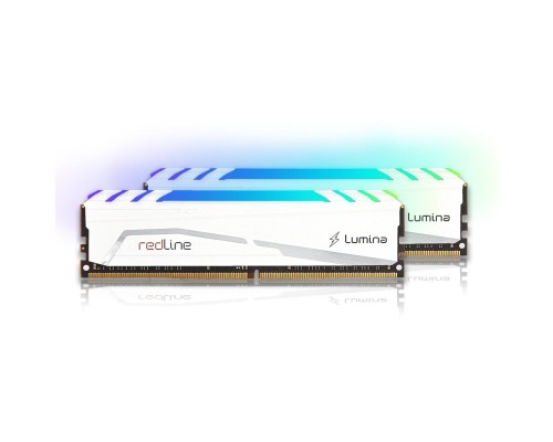 Модуль пам'яті для комп'ютера DDR4 64GB (2x32GB) 3600 MHz Redline Lumina RGB White Mushkin (MLB4C360JNNM32GX2)