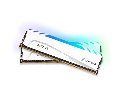 Модуль пам'яті для комп'ютера DDR4 64GB (2x32GB) 3600 MHz Redline Lumina RGB White Mushkin (MLB4C360JNNM32GX2)