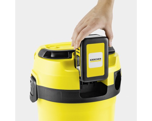 Пилосос будівельний Karcher WD 3-18 17л, 18В, (без АКБ та ЗП) (1.628-550.0)