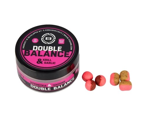 Бойл Brain Double Balance Krill Garlic (креветка + часник) 10+8х12mm (1858.21.77)