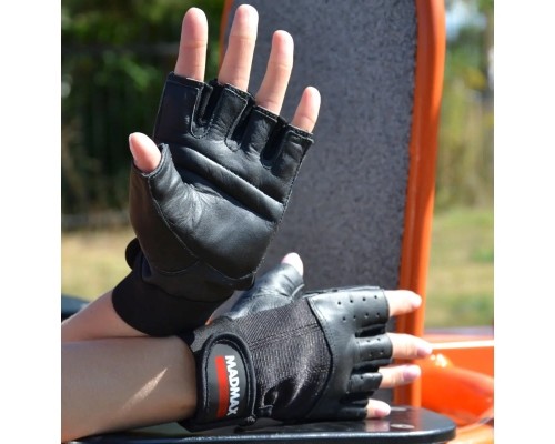 Рукавички для фітнесу MadMax MFG-248 Clasic Exclusive Black S (MFG-248-Black_S)