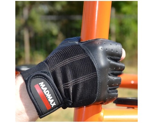 Рукавички для фітнесу MadMax MFG-248 Clasic Exclusive Black S (MFG-248-Black_S)